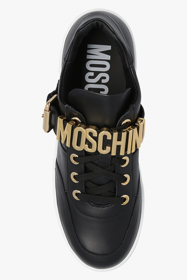 Lace-Up Platform Creeper shoes High - Sneakers with logo